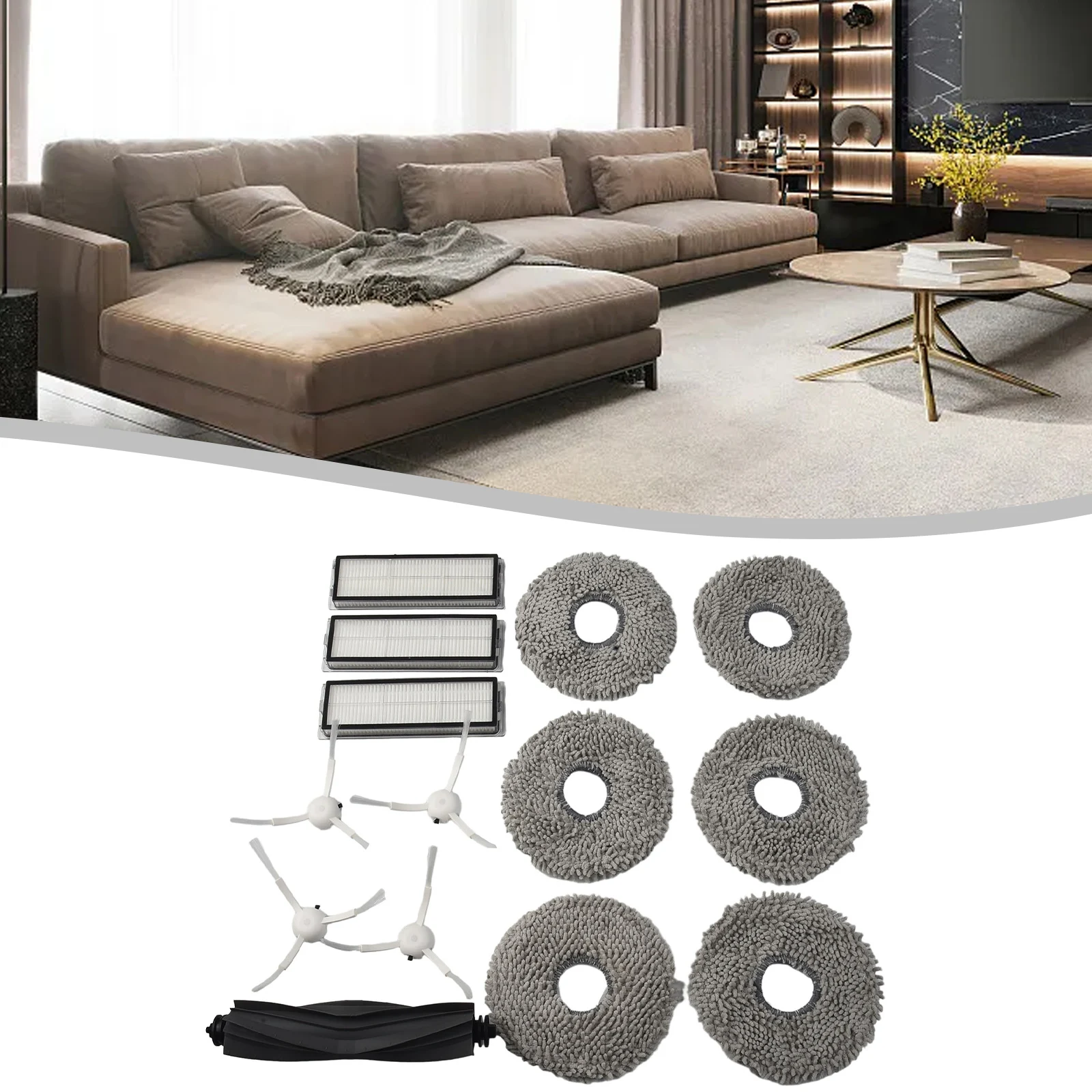 

Роликовая щетка, фильтр, боковые щетки, тряпочка для швабры серии L10s, W10s, W10s Pro, D10s, X10, пылесос для домашней уборки