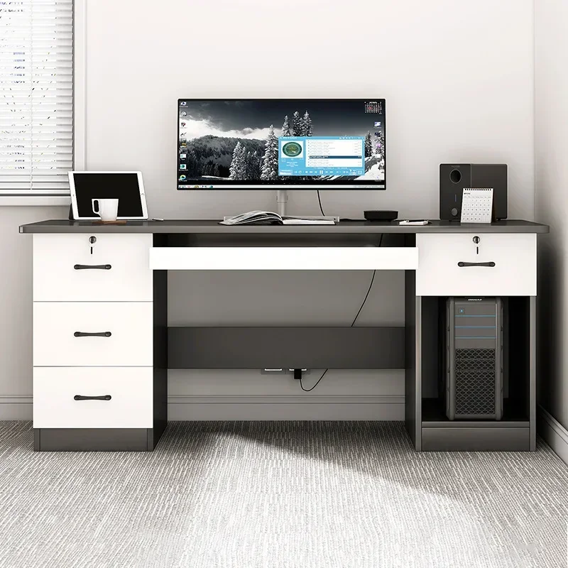 Modern Wood Office Desks Simplicity Study Cmputer Table Gaming Desk Bedroom Home Office Desks Table Computer Work Furniture