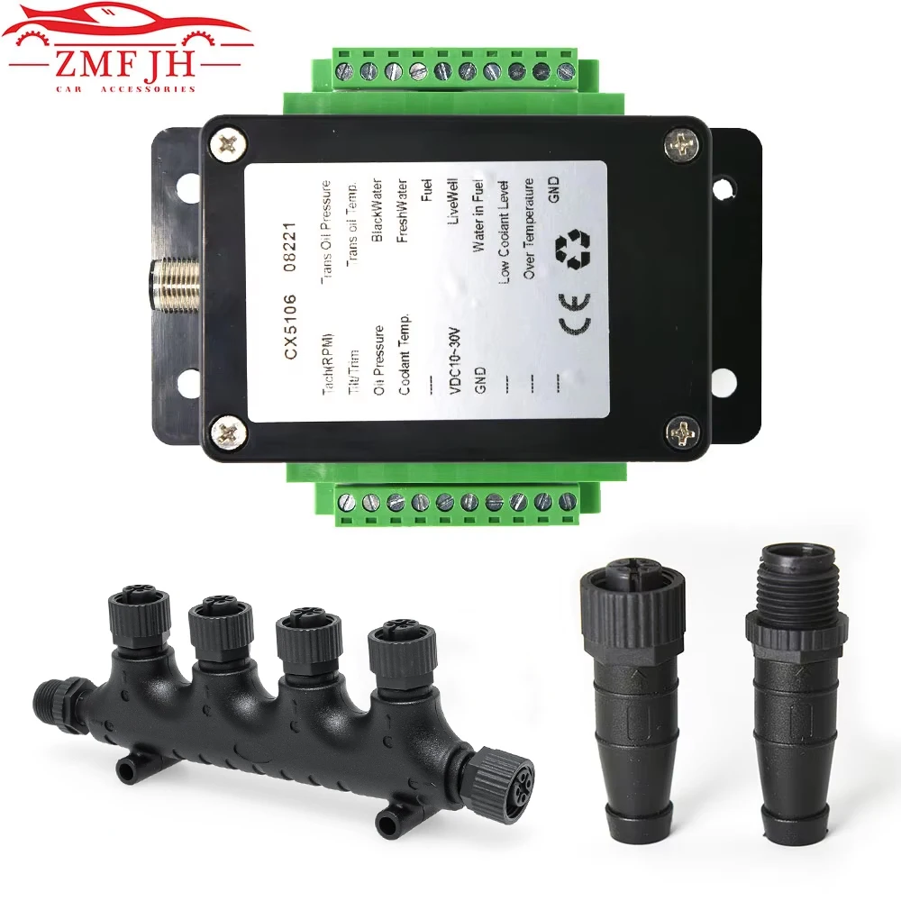 Single Engine Channel NMEA2000 Converter 0-190 ohm to 13
