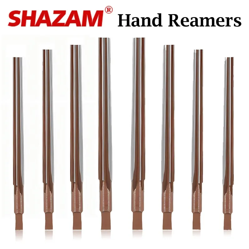 SHAZAM 1: 50 Straight Groove Hand Reamer High Speed Steel Conical Pin Extended Reamers 3.0-16.0mm For Wood Aluminium Alloy hand reamer,hss reamer
