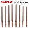 SHAZAM 1: 50 Straight Groove Hand Reamer  High Speed Steel Conical Pin Extended Reamers 3.0-16.0mm For Wood Aluminium Alloy 1