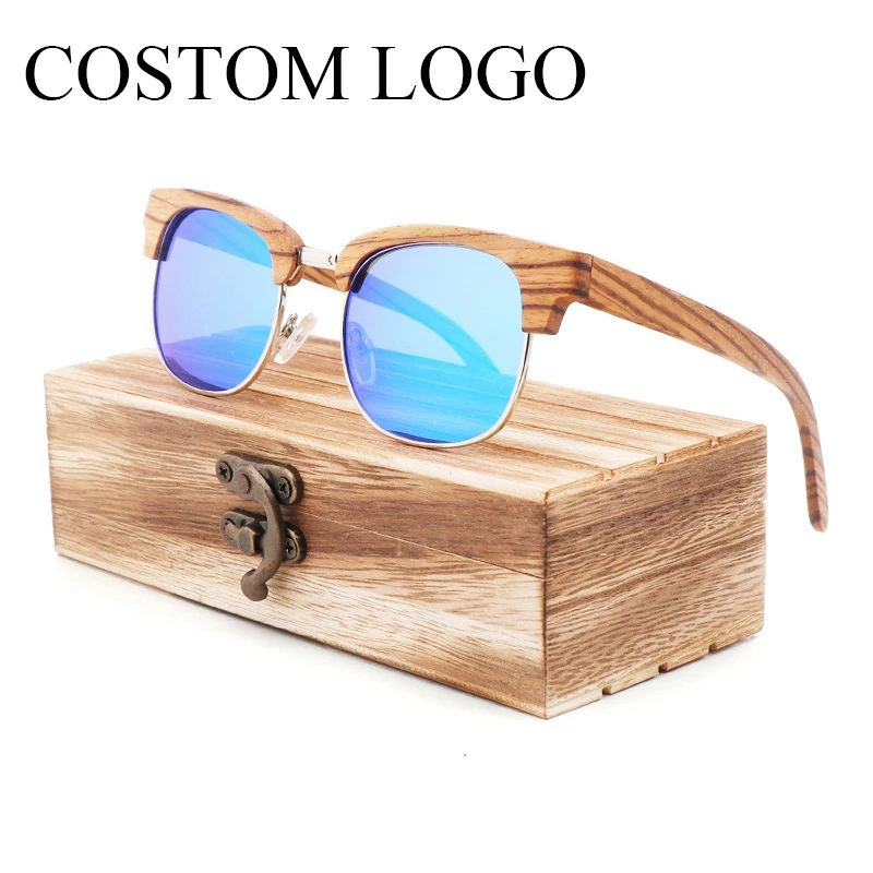 

Zebra Wood Frame Sunglasses Designer Polarizing Women Sun Glasses Oculos De Sol Man UV400 Design Luxury Fashionable Vintage