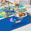 S-Stitch-H-The-Baby Kitchen Dish Mat Absorbent Dining Table Mats Retro Non-slip Placemat Coffee Dish Tableware Mat Home Decor 1