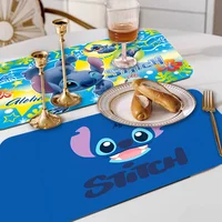 S-Stitch-H-The-Baby Kitchen Dish Mat Absorbent Dining Table Mats Retro Non-slip Placemat Coffee Dish Tableware Mat Home Decor 1