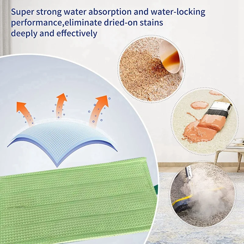 5 Piece Hard Floor Cleaning Mop Cloth Pads Cloth Replacement Parts For Vorwerk MF600 SP600, SPB100 And SP7 4