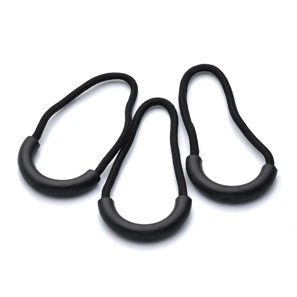 Slip-resistant plastic zipper puller 10pcs/pack End fit Rope Cord Tab End lock zips suitcase backpack sportwear parts