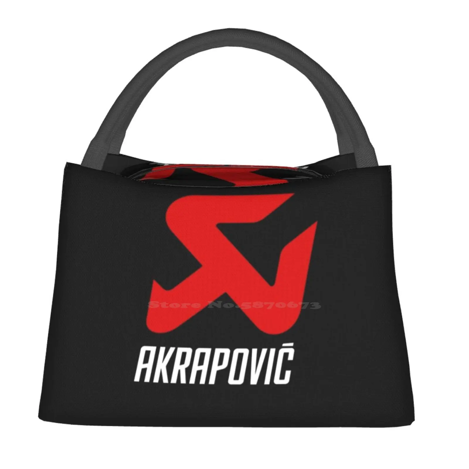 

Akraprovic белая вертикальная сумка для ланча с логотипом, изолированная сумка для мотокросса, мотокросса, монстра лисы, Kawazaki Wp, Gopro, Fmf