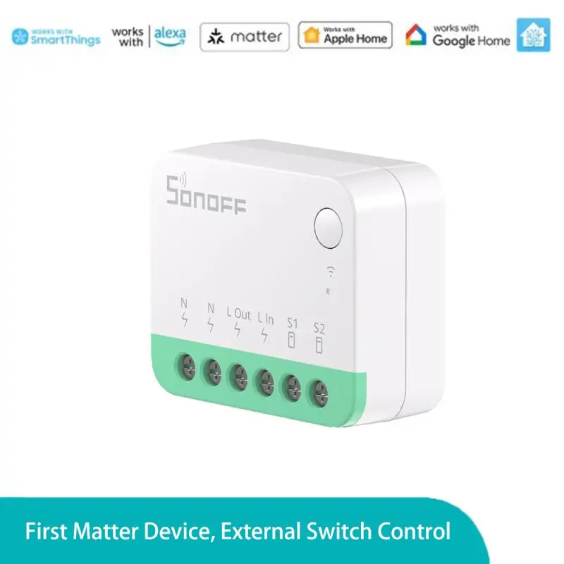 SONOFF MINIR4M Matter Extreme Wi-Fi Smart Switch Compatible Detach Upgraded Relay Chip For Samrt Home Work With Alexa IFTTT 2