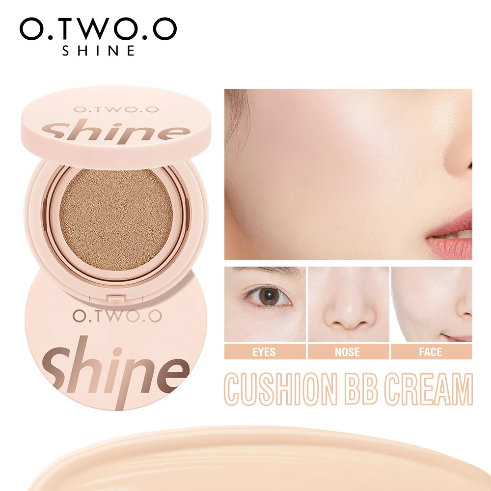 

O.TWO.O Cream Natural BB Cream Air Cushion CC Concealer Long-lasting Waterproof Brighten 3 Colors Face Base Cosmetics for Women