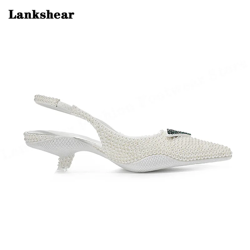 Sports Sole Pointed Toe Hollow Back Low Heel Women's Shoes Colorful and White Sandals Casual Shoes Fashion High Quality Sandals