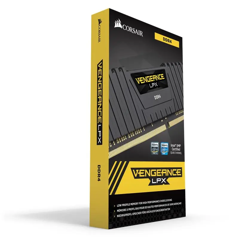 커세어 DDR4 RAM 데스크탑 메모리, Vengeance 16GB, 8GB, 3200MHz, 3600MHz, Dimm 메모리 램, PC4 게임용 메모리 지지대 마더보드