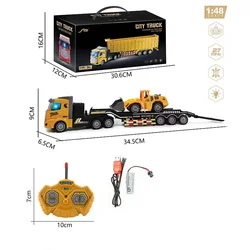 Remote Control Heavy - Duty Dump Truck Simulation Toy (With Box)