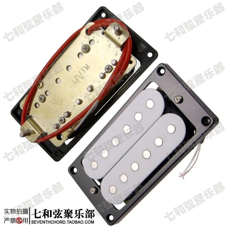 

A Set of 2 White Electric guitar Humbucker Double Coil Pickups,Bridge & Neck Pickup,Guitar parts