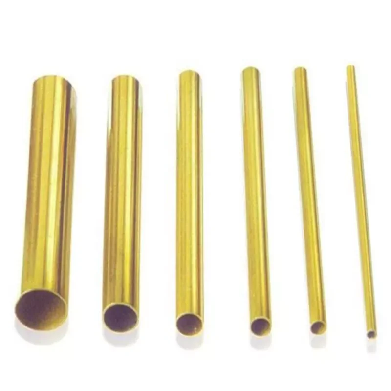 Messingrohr 2mm Wandstärke 7-40mm Außendurchmesser Messingröhre 300mm 500mm Länge Gerades Rohr Außendurchmesser Modellierungsstab Schneiden DIY – Detail 14