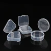 Plastic Box Case For Triangle/Round/Square Puff Transparent Sponge Puff Portable Travel Cosmetic Bags Cosmetics Storage Case 2