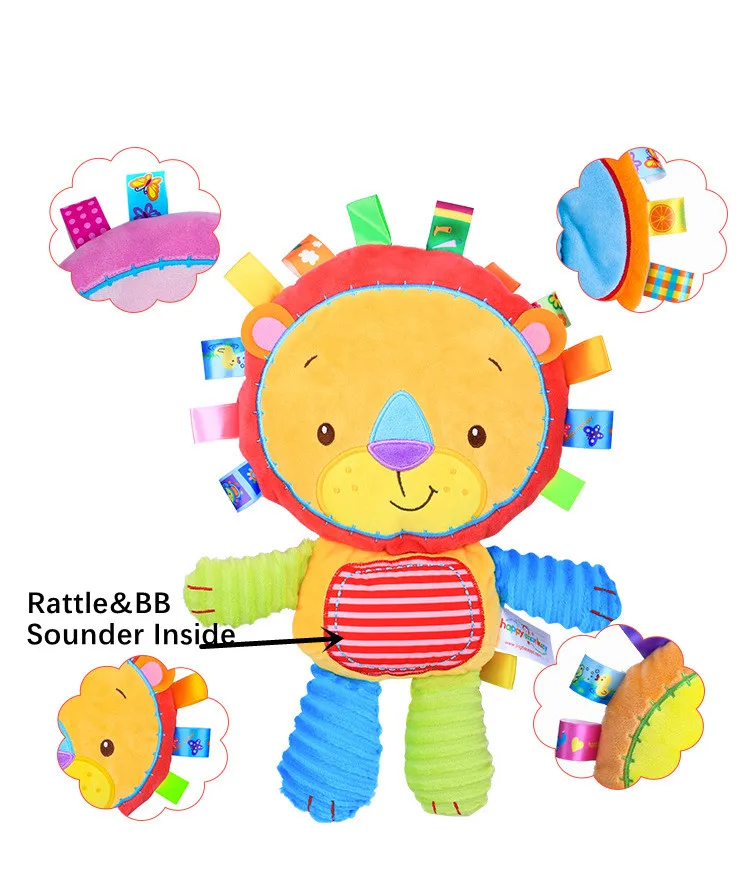 Soft Plush Hand Rattle – Kiddy Palace