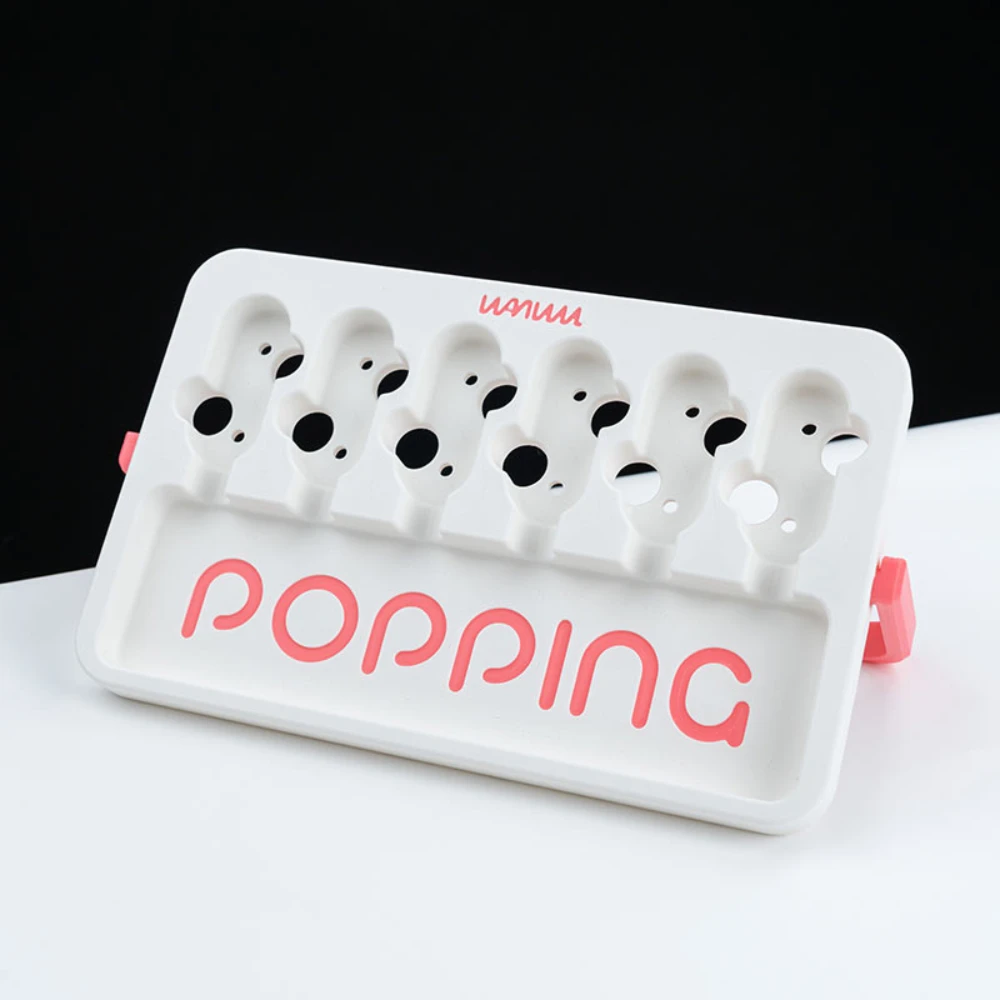 WANWU-EDCステンレス鋼ポッププッシュスライダーフィジェット