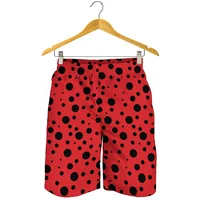 Cute Insect Ladybug Graphic Short Pants Men 3D Printed Animal Beach Shorts Summer Quick Dry Swim Trunks Surf Board Shorts 1