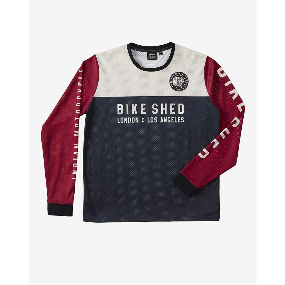 thumbnail image 1 of Jersey de motocross de manga larga para BMX, enduro y motocross 2023, ropa de carreras dh mx, jersey de secado rápido para ciclismo de descenso y MTB, 1 of 4