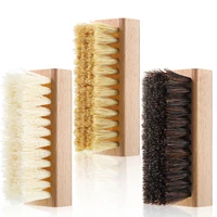 Shoe cleaning brush set, 3 pieces - soft brush, medium universal brush and hard brush - Premium sneaker brush, three different h 1