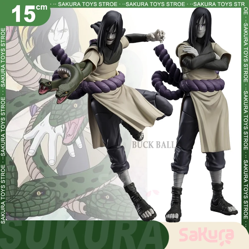 

Original Bandai S.h.figuarts Figure Naruto Orochimaru Anime Action Figurine A Seeker Of Eternal Truth Collectble Decor Toys Gk