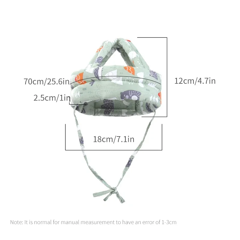Baby Toddler Cap Helmet Head Protection Hat Anti-fall Pad Children Learn To Walk Crash Cap Adjustable Protective Headgear