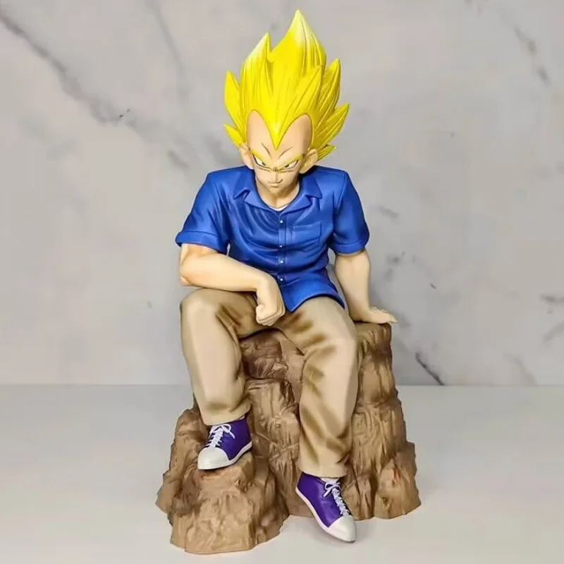Figurine Dragon Ball Z – Vegeta Tenue De Ville – PVC 22 Cm – Neuve Sous Emballage