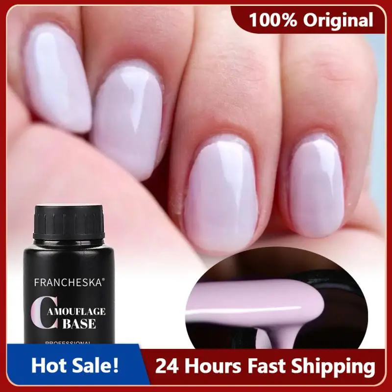 

30ml Rubber Base Gel 2 in 1 Glitter Camouflage Base Gel Nail Polish Base Gel UV Gel Nail Polish New 11 Color Nail Gel UV LED Gel