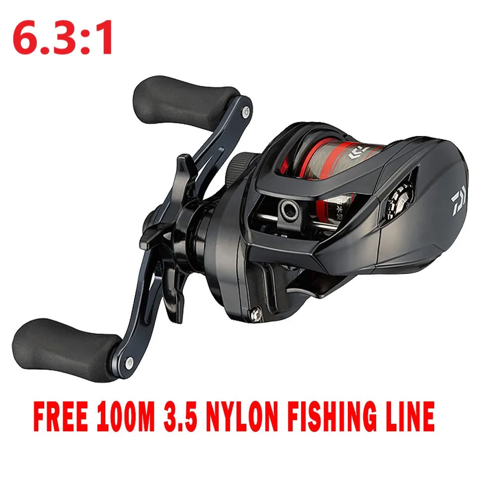 2021 NEW DAIWA PR100 Baitcasting Fishing Reel 3+1BB 6.3:1