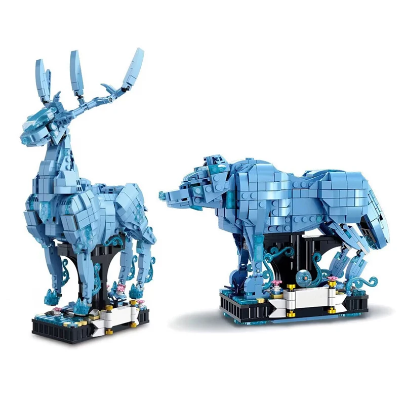 Nuovi Film Classici Da 700 Pezzi Skelto Patronum 2-In-1 Mattoni Compatibili Serie Di Film 76414 Più Recenti Giocattoli Modello Per Regali Per Bambini