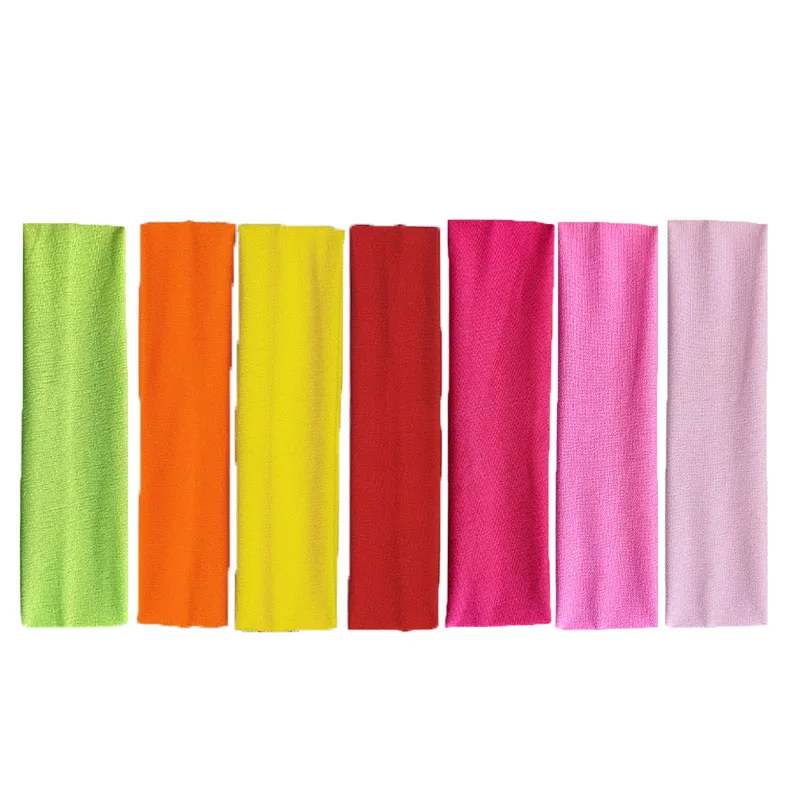 7PCS Sport Radfahren Gesicht Waschen Haarbänder Weiche Koreanische Baumwolle Gestrickte Stirnband Für Frauen Mädchen Bandanas Mode Haar Zubehör – Detail 9