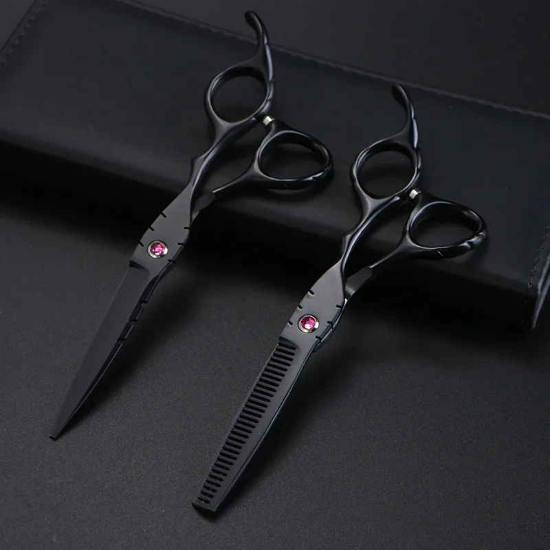 6 inch professional haircut scissors 2PCS haircut scissors personalized flat cut thinning scissors stylist sissors