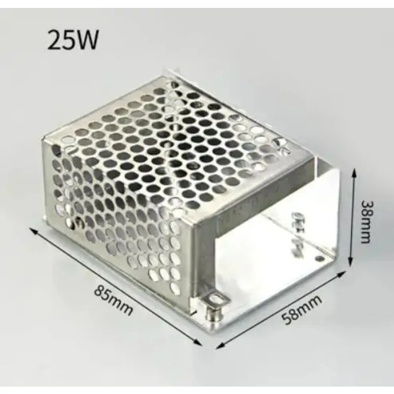 5pcs Aluminum Alloy Industrial Power Supply Housing - Metal Case Power Box