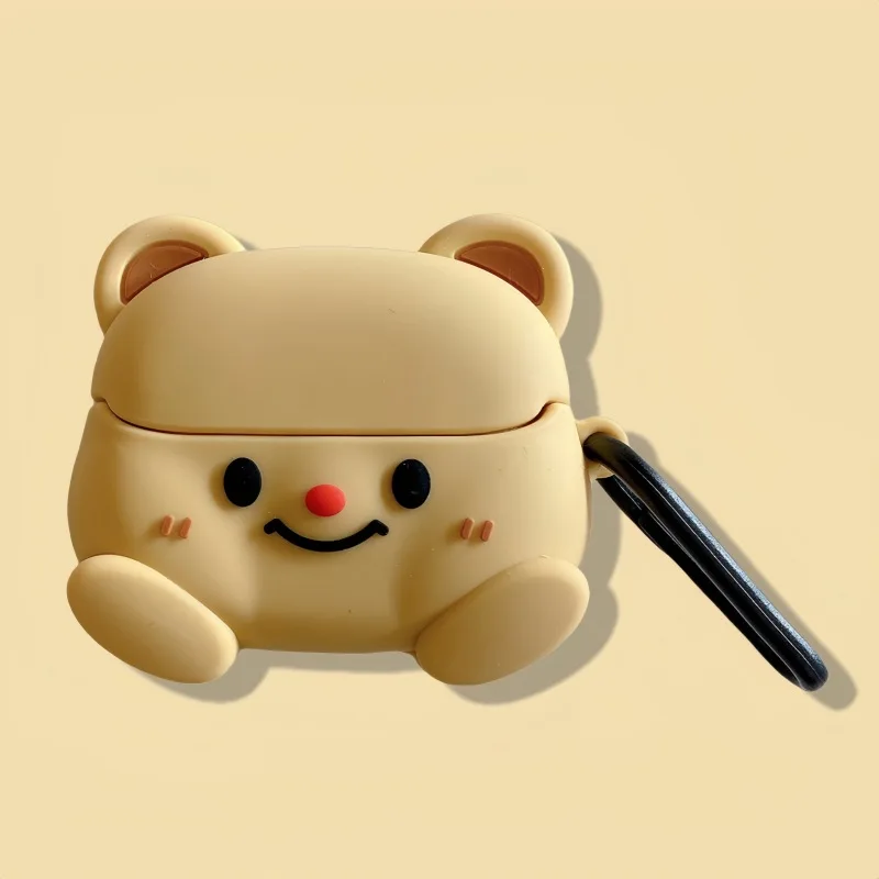 Cute 3D Cartoon Wireless Earbud Protective Case Cover
