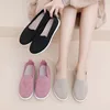 Crestar Leisure Flats Shoes For Women Summer New Hollowing Breathable Outdoor Walking Shoes Comfortable Soft Slip On Mesh Shoes 6