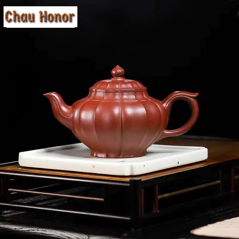 Authentic Yixing Purple Clay Teapots Famous Handmade Screw Tea Pot Raw Ore Dicaoqing Zisha Beauty Kettle Customized Tea Set