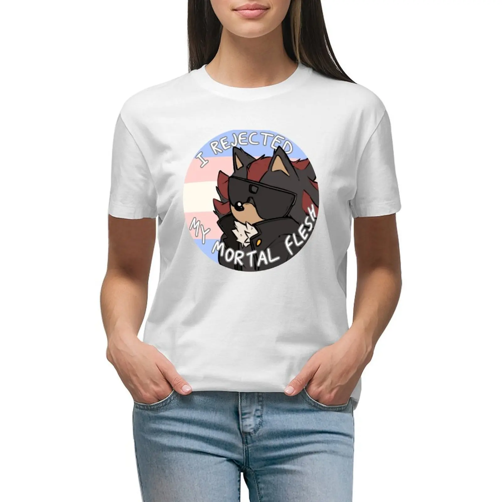 

Trans Shadow T-shirt graphics vintage clothes clothes for Women