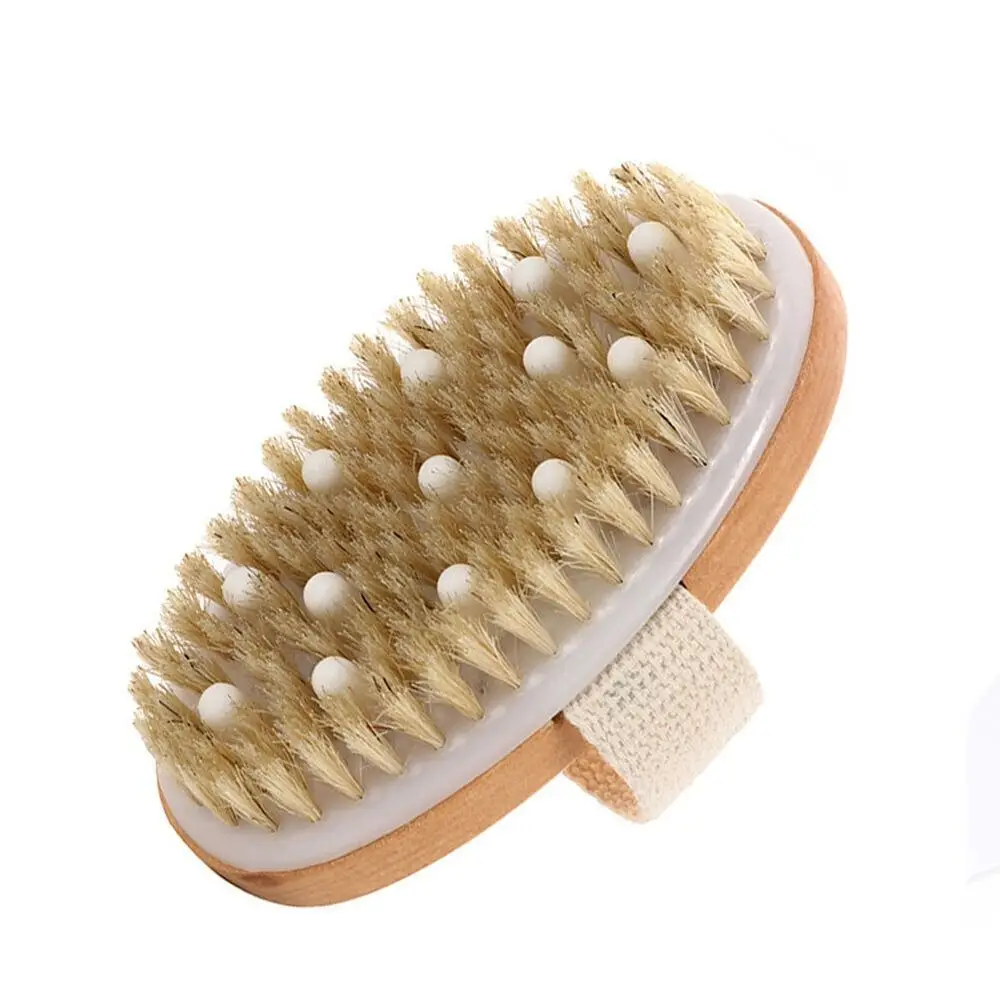 Shower Brush Soft Bristles Body Brush Cellulite Wet Dry Lymphatic Drainage Skin Exfoliating 2