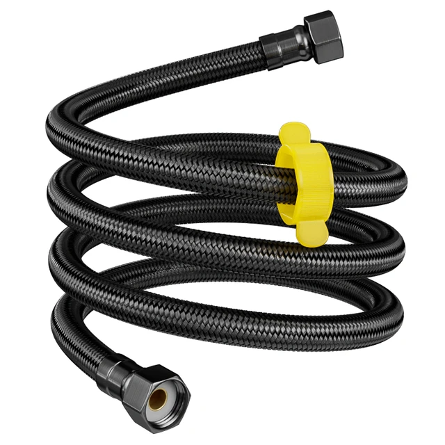 60cm Water Inlet Hose Plumbing Braided Flexible Water Supply Hose  Explosion-Proof Water Heater Toilet Tap Connection Pipe G1/2 - AliExpress