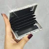 High appearance level stainless steel card holder artificial diamond ultra-thin and compact bank card holder 3