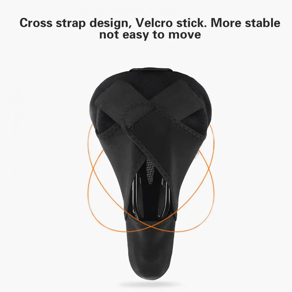 

Bicycle Seat Cover Durable Bicycle Saddle Cover Shock-absorbing Impact Resistant Non-slip Enhance Comfort Protect Mtb Seat