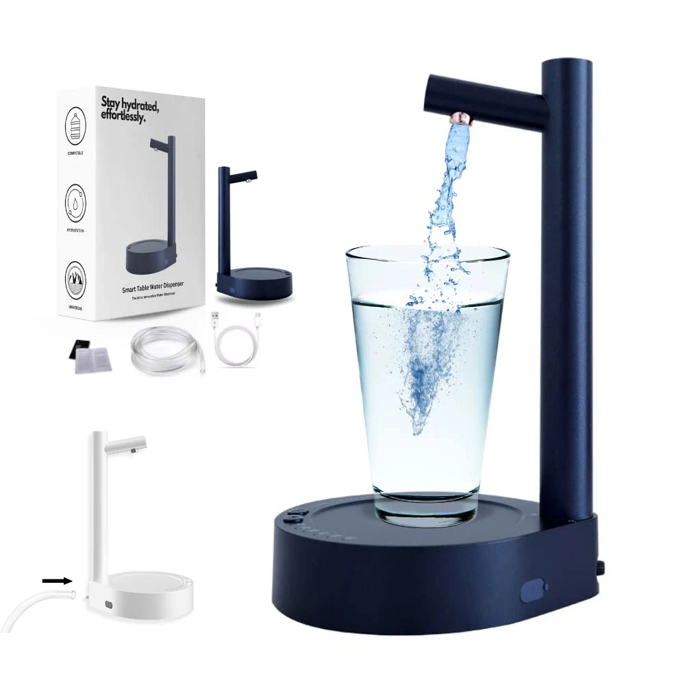 

Mini Portable Desktop Automatic Drinking Water Machine Kettle USB Charging Electric Water Dispenser Bottle Barreled Gallon Pump