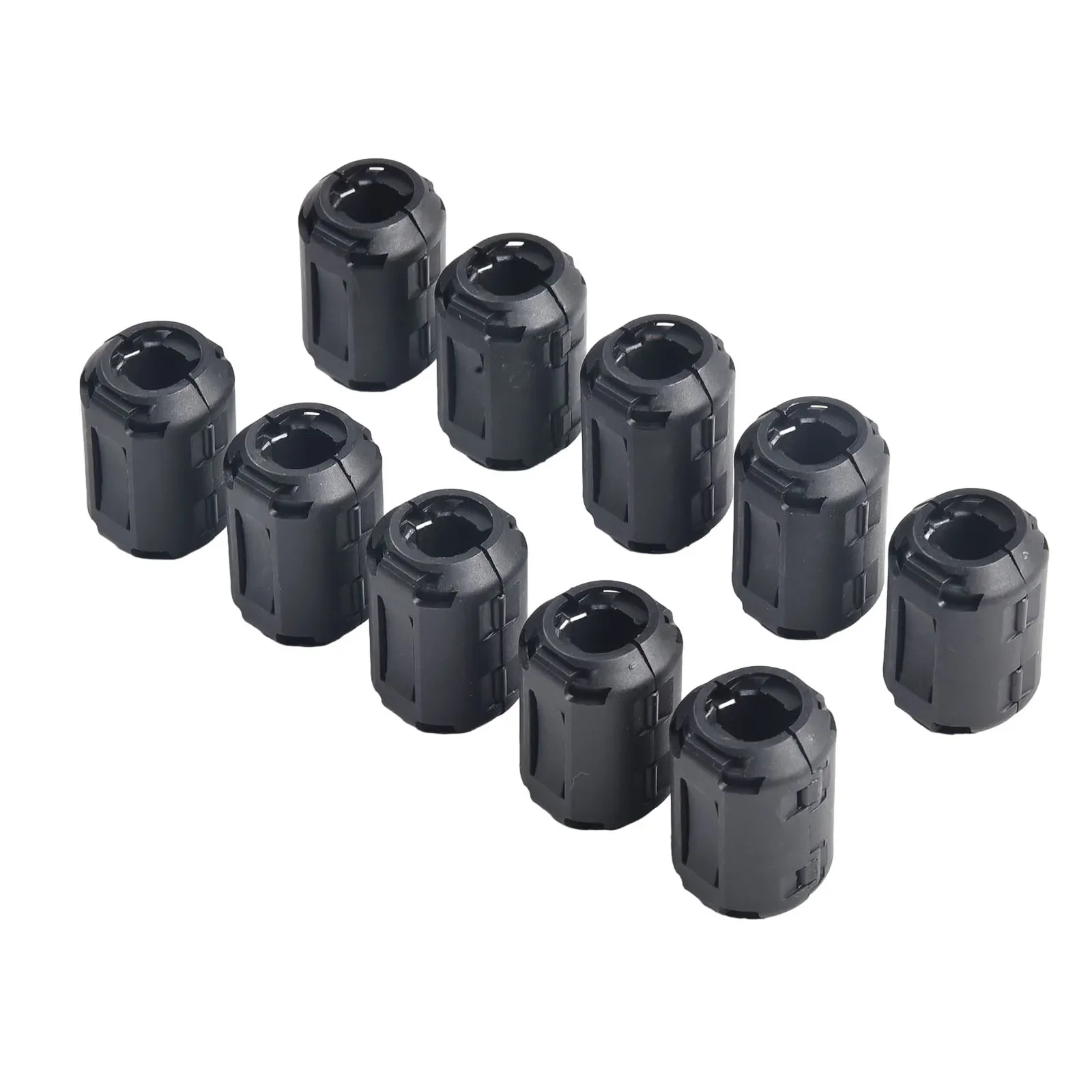 Ferrite Core Choke Clip 10Pcs TDK Ferrite Core Choke Clip Noise Suppressor Filter Ring Cable Clamp RFI EMI Audio/Video Cables Power Cord