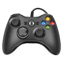 Wired USB Gaming Controller - Enhanced Console & PC Gamepad Experience (Black)