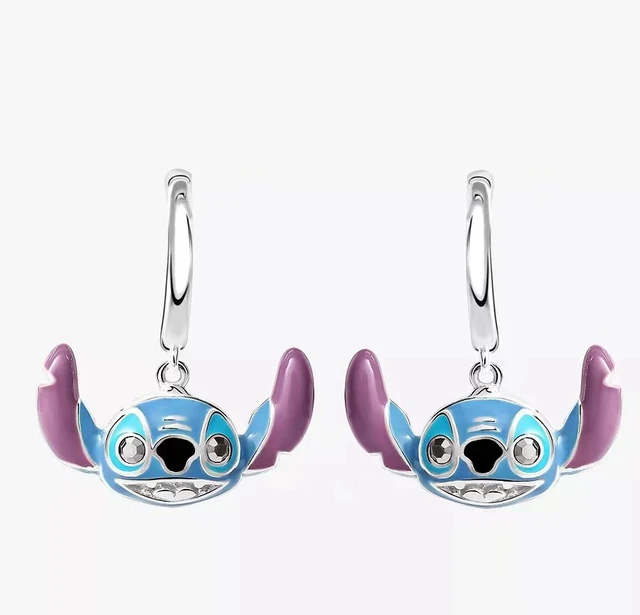 Disney-pendientes de Metal de Lilo & Stitch para mujer y niña, joyería  delicada de Anime Kawaii, accesorios, regalos - AliExpress