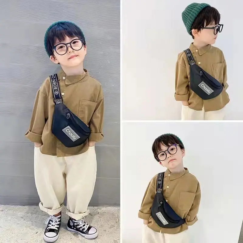 

Children's Fashion Crossbody Shoulder Bag Sport Running Waist Bag for Kids Belt Money Pouch Coin Purse Chest Bags