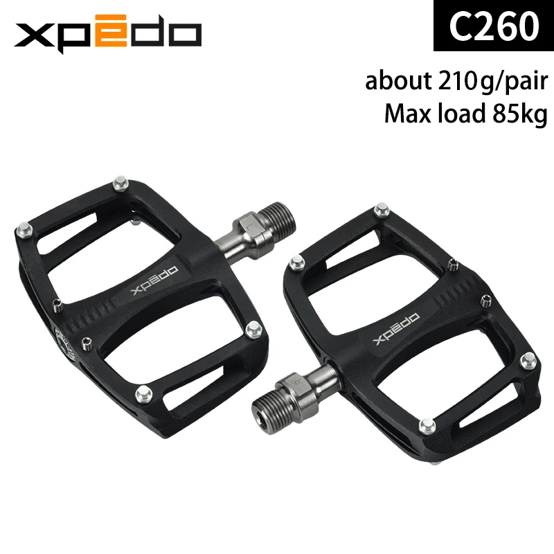 Wellgo Xpedo C260 Self Sealed Bearing Titanium Alloy Axle Spindle