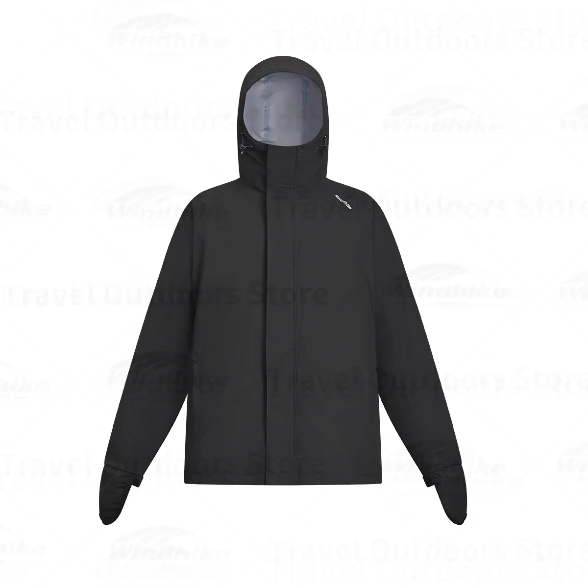 Black-raincoat