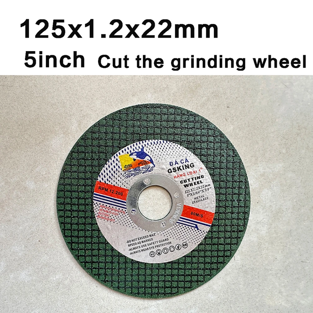 5 inch 125mm Metal Cutting Disc Resin Grinding Wheel Disc For Stainless Steel Iron Angle Grinder Cutting Circular Saw Blade
