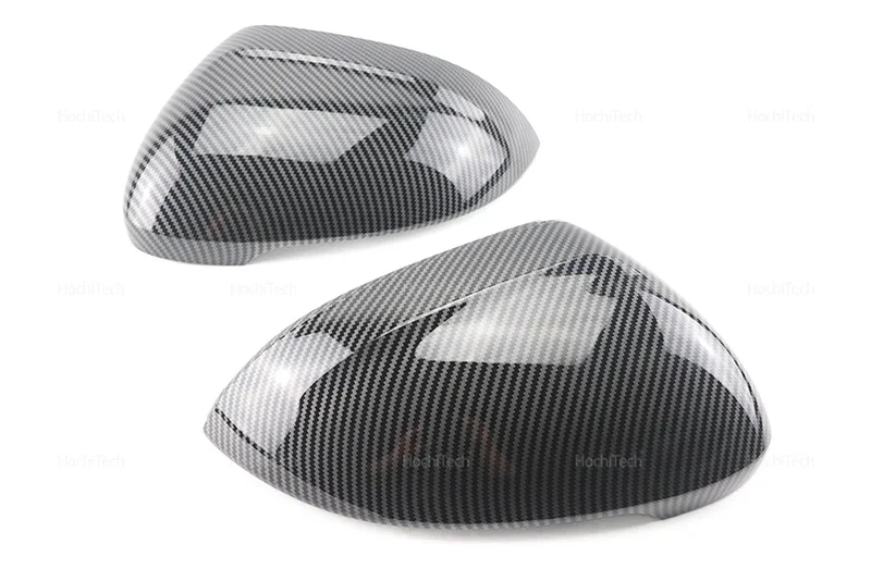 Für Volkswagen Passat 2014-2022 Arteon 2017-2023 Carbon Look Glänzend Schwarz Ersatz Rückspiegel Abdeckungen Kappe – Detail 24